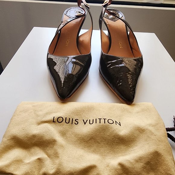 LOUIS VUITTON - AUTHENTIC SOULIERS SLINGBACK SHOES - Picture 9 of 12